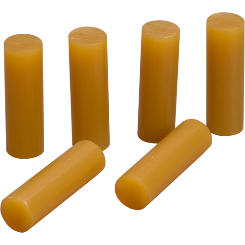Hot Melt Adhesive, 5/8" Dia. x 2" L, Amber Haskins Industrial Inc.