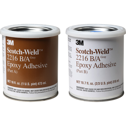 Adh&eacute;sif Scotch-Weld, 32 oz liq., Trousse, Deux composants, Gris Haskins Industrial Inc.