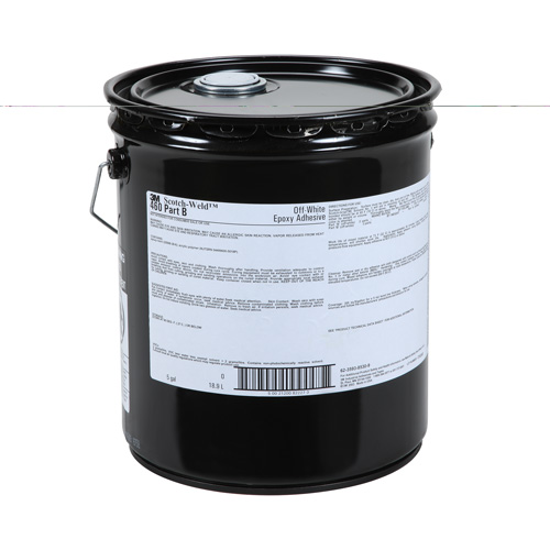 Adh&eacute;sif Scotch-Weld, 5 gal., Seau, Deux composants, Blanc cass&eacute; Haskins Industrial Inc.
