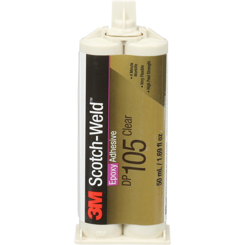 Scotch-Weld Adhesive, 1.7 fl. oz., Cartridge, Two-Part, Translucent Haskins Industrial Inc.