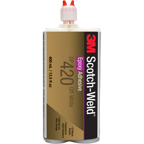 Adh&eacute;sif Scotch-Weld, 400 ml, Cartouche, Deux composants, Blanc cass&eacute; Haskins Industrial Inc.