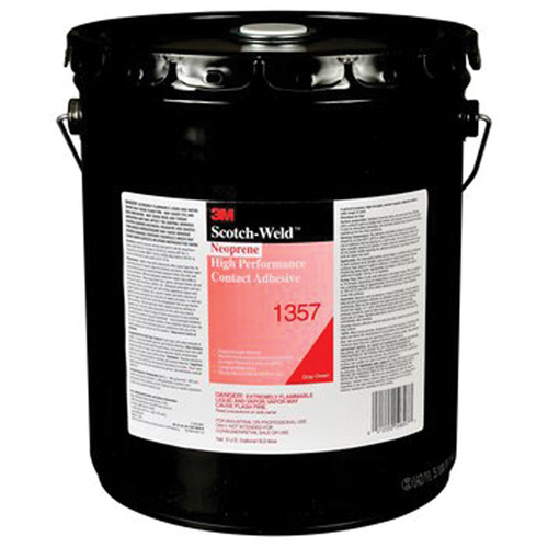 Neoprene High-Performance Contact Adhesive, Drum, 5 gal., Green Haskins Industrial Inc.