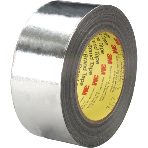 Ruban en pellicule aluminium/tissu de verre, &eacute;paisseur 7,3 mils, 25,4 mm (1") x 33 m (108') Haskins Industrial Inc.