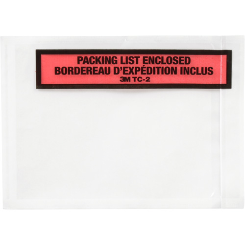 Pochette pour bordereau d'exp&eacute;dition, 5-1/2" lo x 4-1/2" la, Style Insertion par extr&eacute;mit&eacute; Haskins Industrial Inc.