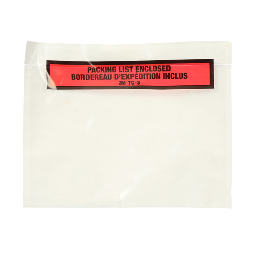 Pochette pour bordereau d'exp&eacute;dition, 7" lo x 5" la, Style Insertion par extr&eacute;mit&eacute; Haskins Industrial Inc.