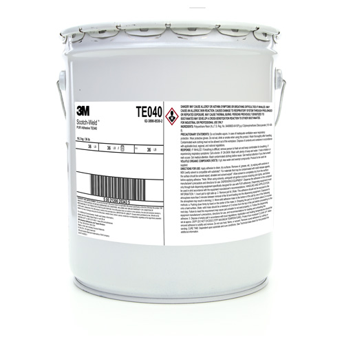 Adh&eacute;sif PUR Scotch-Weld, 5 gal., Seau, Transparent Haskins Industrial Inc.