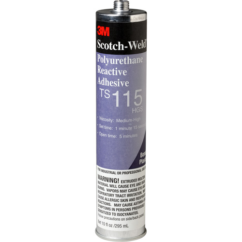 Adh&eacute;sif PUR Scotch-Weld, 10 oz, Cartouche, Transparent Haskins Industrial Inc.