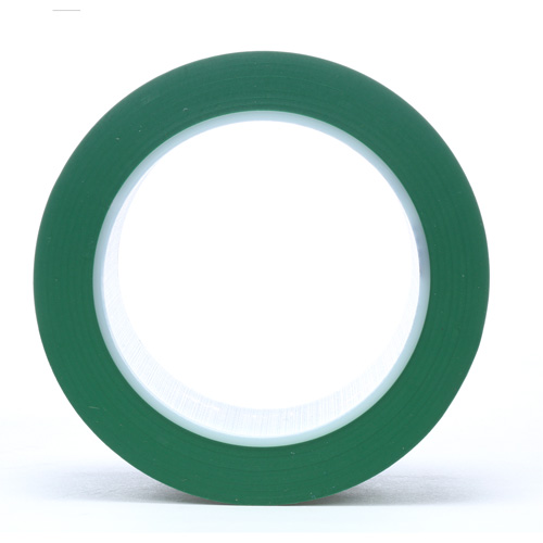 471 Vinyl Tape, 50.8 mm (2") W x 32.9 m (108') L, 5.2 mils, Green Haskins Industrial Inc.
