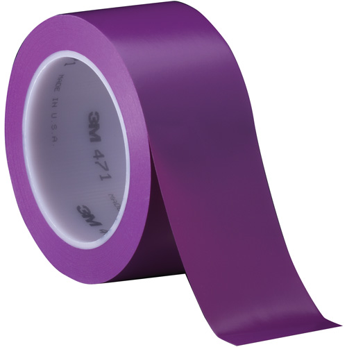 Ruban en vinyle 471, 50,8 mm (2") la x 32,9 m (108') lo, 5,2 mils, Mauve Haskins Industrial Inc.