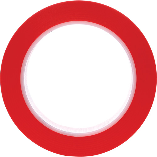 471 Vinyl Tape, 25.4 mm (1") W x 32.9 m (108') L, 5.2 mils, Red Haskins Industrial Inc.