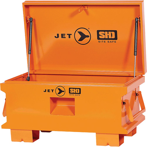 JSB-3219 Super Heavy-Duty Jobsite Tool Storage Box, 32-1/8" x 19" x 17-1/2", Steel, Orange Haskins Industrial Inc.