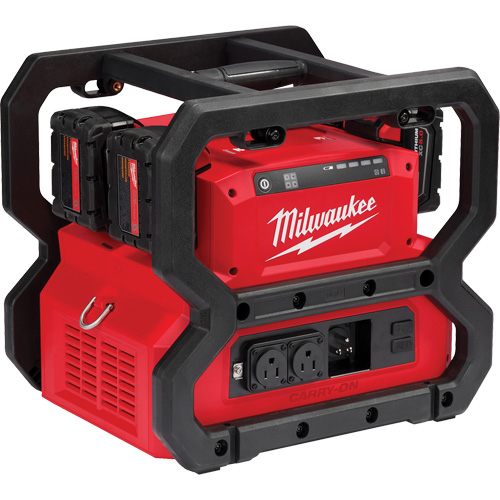 M18 Carry-On Power Supply, 1800 W/3600 W, Lithium Ion, 13-3/4" H x 12-1/4" W x 15" D, 28 lbs. Haskins Industrial Inc.
