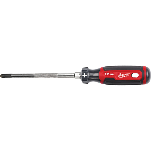 Phillips Screwdriver, #3 Tip, Round, 279 mm L, Cushion Grip Handle Haskins Industrial Inc.