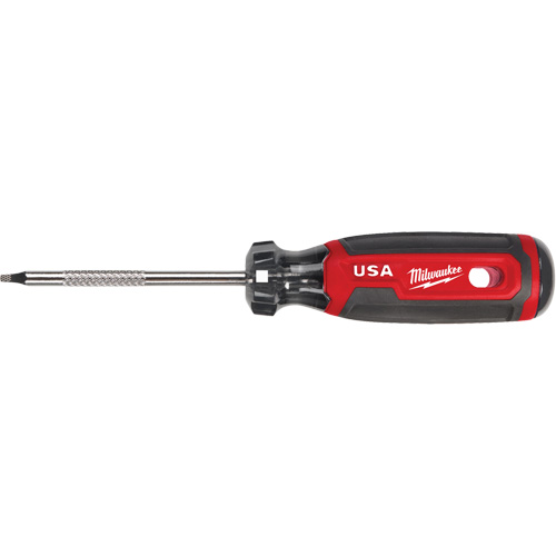 Square Screwdriver, #1 Tip, Round, 170 mm L, Cushion Grip Handle Haskins Industrial Inc.