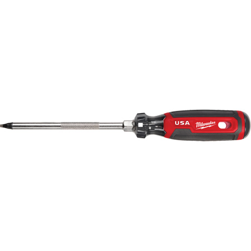 Square Screwdriver, #3 Tip, Round, 279 mm L, Cushion Grip Handle Haskins Industrial Inc.