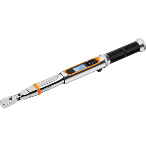 120XP Flex Head Torque Wrench with Angle, Electronic, 1/4" Square Drive, 24 - 240 in-lbs. Haskins Industrial Inc.