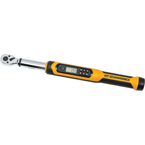 Torque Wrench, Electronic, 3/8" Square Drive, 10 - 100 ft-lbs. Haskins Industrial Inc.