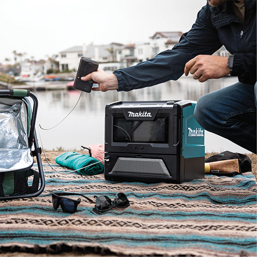 40V Max XGT Cordless Microwave Oven (Tool Only), 350 W/500 W, Black/Blue Haskins Industrial Inc.