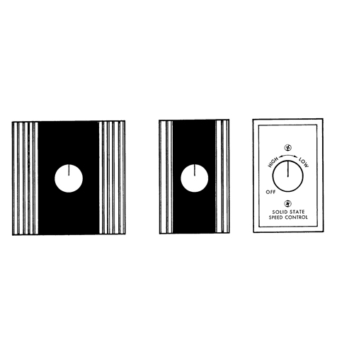 Contr&ocirc;le de vitesse 3 A pour ventilateur de plafond Haskins Industrial Inc.