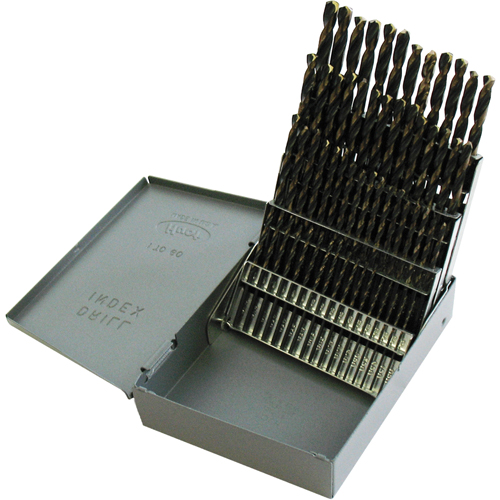 Jeu de m&egrave;ches s&eacute;rie courte, 60 morceaux, Acier rapide Haskins Industrial Inc.