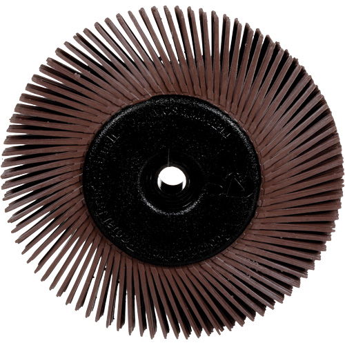 Brosses radiales bristle pour meuleuses d'&eacute;tabli, Grain 36X, 6" dia. Haskins Industrial Inc.