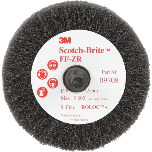 Brosse &agrave; lamelles pour la coupe et le polissage Scotch-Brite, Oxyde d'aluminium, Grain Fin, 2-1/2" x 1-1/4" x 1/4" Haskins Industrial Inc.