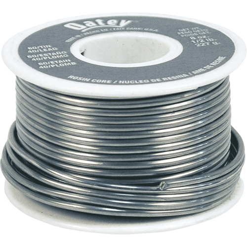 60/40 Solder, Lead-Based, 60% Tin 40% Lead, Rosin Core, 0.063" Dia. Haskins Industrial Inc.