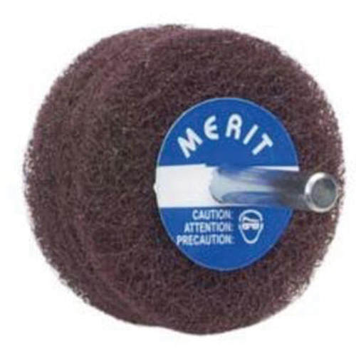 Abrasotex Non-Woven Disc Wheel, 3" Dia. x 1" W, 1/4" Arbor, Aluminum Oxide Haskins Industrial Inc.