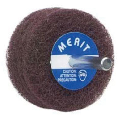 Abrasotex Non-Woven Disc Wheel, 3" Dia. x 1" W, 1/4" Arbor, Aluminum Oxide Haskins Industrial Inc.