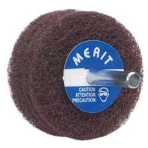 Abrasotex Non-Woven Disc Wheel, 4" Dia., Fine Grit, Aluminum Oxide Haskins Industrial Inc.
