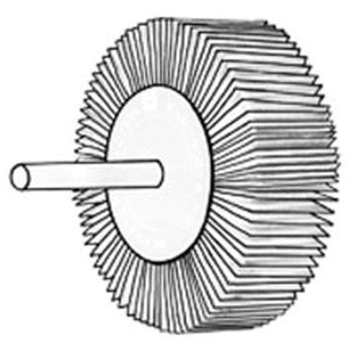 Grind-O-Flex Micro-Mini Flap Wheel, Aluminum Oxide, 120 Grit, 3/4" x 3/16" x 1/8" Haskins Industrial Inc.