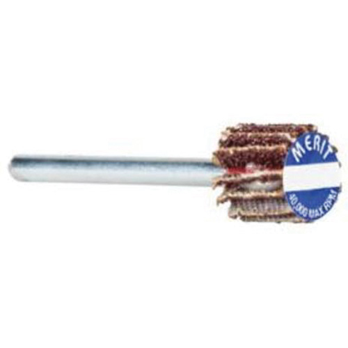 Roue &agrave; lamelles haute performance Micro-Mini, Oxyde d'aluminium, Grain 120, 3/4" x 3/8" x 1/8" Haskins Industrial Inc.