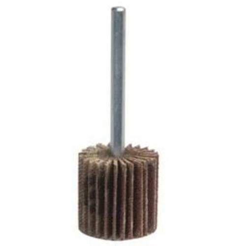 Super Finish Mini Flap Wheel, Aluminum Oxide, 80 Grit, 1-3/4" x 1/2" x 1/4" Haskins Industrial Inc.