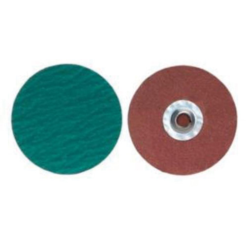 Quick-Change Cloth Disc, 4" Dia., 120 Grit, Zirconium Haskins Industrial Inc.