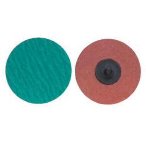 Quick-Change Cloth Disc, 1" Dia., 50 Grit, Zirconium Haskins Industrial Inc.