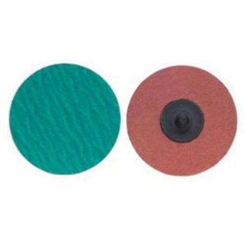 Quick-Change Cloth Disc, 1" Dia., 60 Grit, Zirconium Haskins Industrial Inc.