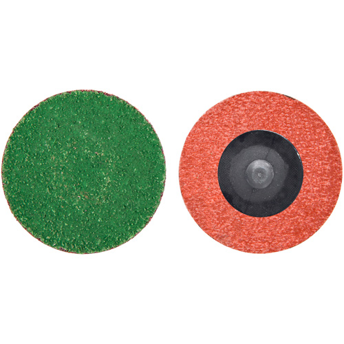 Disque de toile &agrave; changement rapide Zirc Plus, 2" dia., Grain 40, Alumine de zirconium Haskins Industrial Inc.