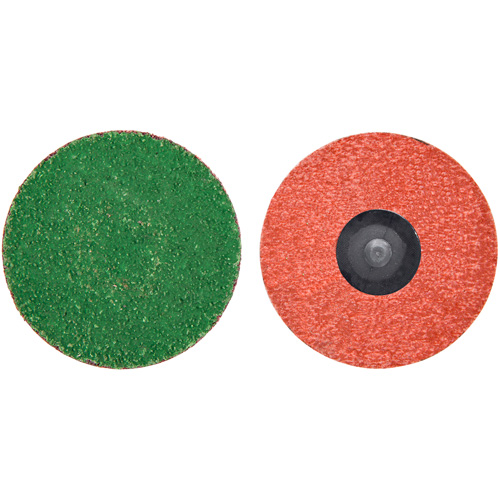 Disque de toile &agrave; changement rapide Zirc Plus, 3" dia., Grain 120, Alumine de zirconium Haskins Industrial Inc.