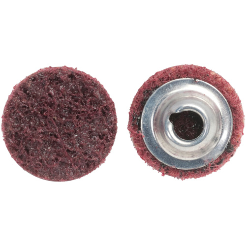 Non-Woven Quick-Change Discs, 2" Dia., Medium Grit, Aluminum Oxide Haskins Industrial Inc.