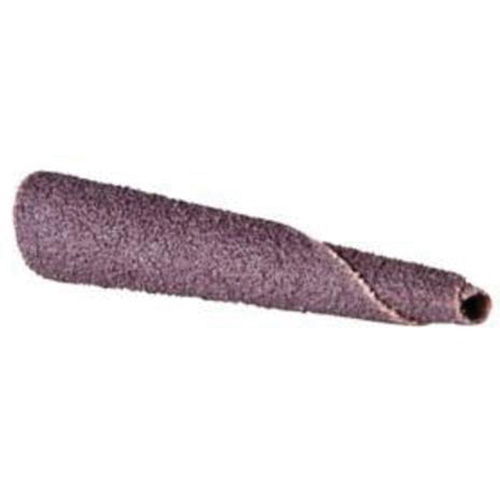 Cartouche de bande abrasive conique ALO, 320 Grain, 5/16" dia., Oxyde d'aluminium, 1-1/2" lo, 1/4" Dimension de l'arbre Haskins Industrial Inc.