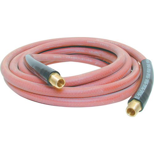 Airflex General Purpose Hoses, Air, Rubber, 1/4" dia. x 15', 200 psi, 1/4 NPT Haskins Industrial Inc.
