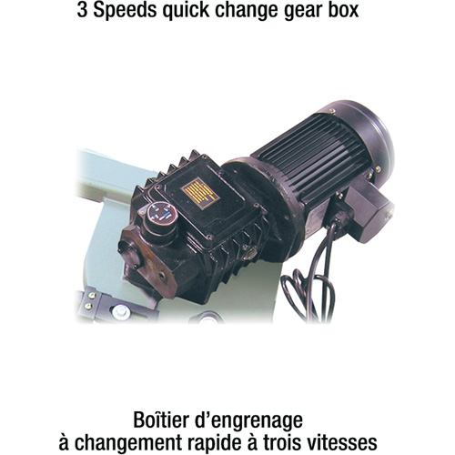 Metal Cutting Band Saws With Geardrive, Horizontal/Vertical, Round 7" and 7" x 12" Rectangular Cutting Capacity Haskins Industrial Inc.