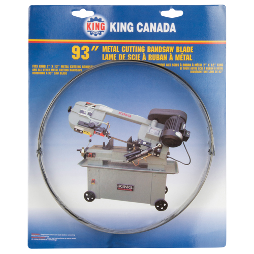 Metal Cutting Bandsaw Blade, Metal, 93" L x 3/4" W x 0.032" Thick, 14 TPI Haskins Industrial Inc.