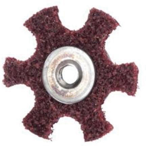 Abrasotex Surface Preparation Star, 3" Dia., Medium Grit, Aluminum Oxide Haskins Industrial Inc.