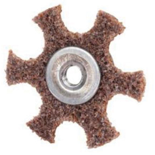 Abrasotex Surface Preparation Star, 2" Dia., Coarse Grit, Aluminum Oxide Haskins Industrial Inc.