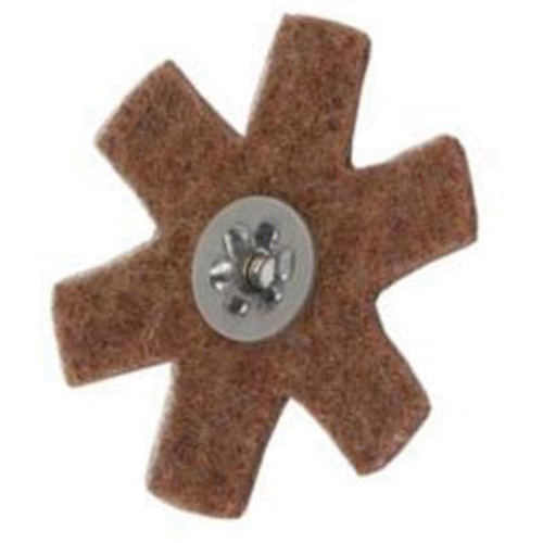 Abrasotex Surface Preparation Star, 3" Dia., Coarse Grit, Aluminum Oxide Haskins Industrial Inc.