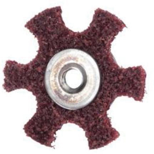 Abrasotex Surface Preparation Star, 4" Dia., Medium Grit, Aluminum Oxide Haskins Industrial Inc.