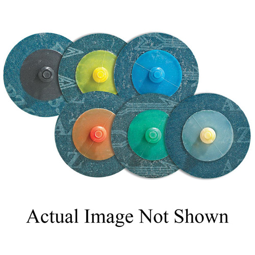 TWIST TOPCUT Sanding Disc, 2" Dia., 36 Grit, Zirconium Haskins Industrial Inc.