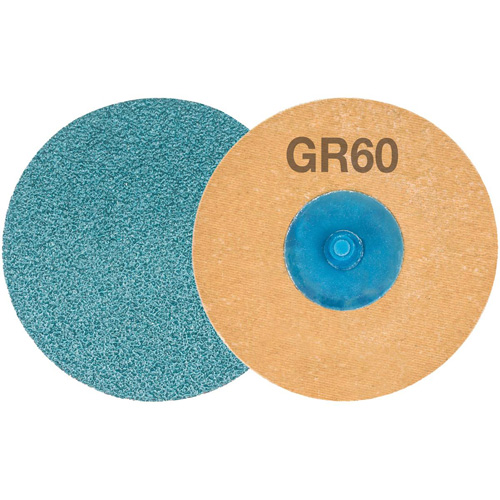 TWIST TOPCUT Sanding Disc, 3" Dia., 60 Grit, Zirconium Haskins Industrial Inc.