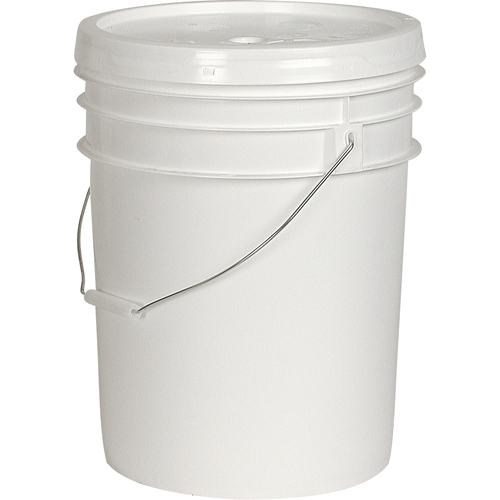 General Purpose Pail without Lid, Plastic, 4 L Haskins Industrial Inc.